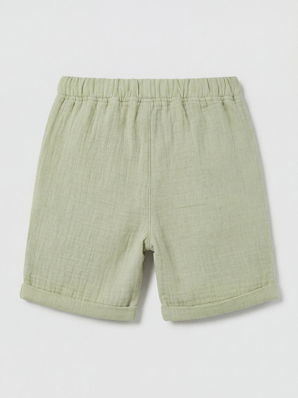 Yeşil Erkek Çocuk Müslin Şort-1