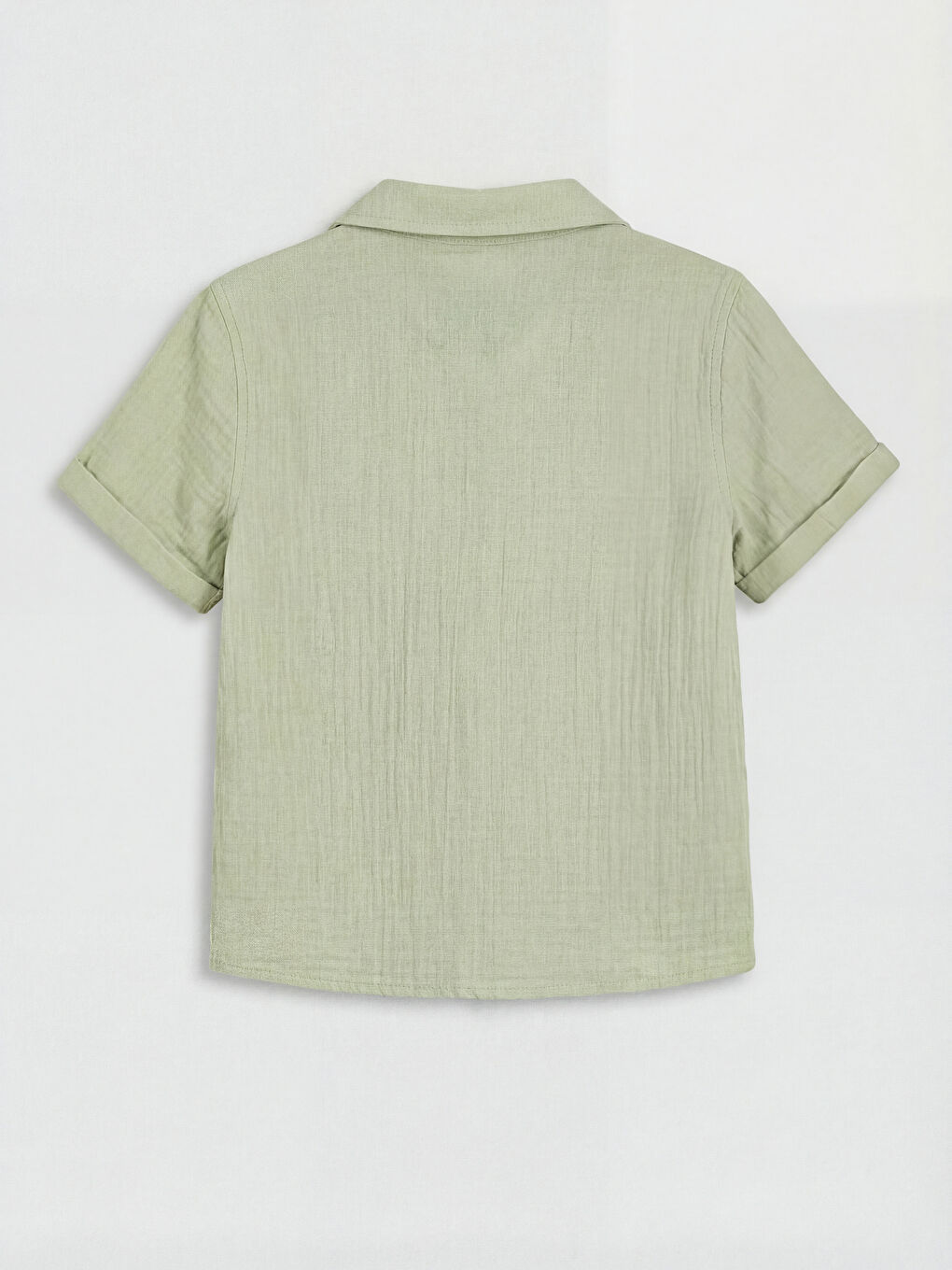 Yeşil Erkek Çocuk Gömlek ve Şort-2