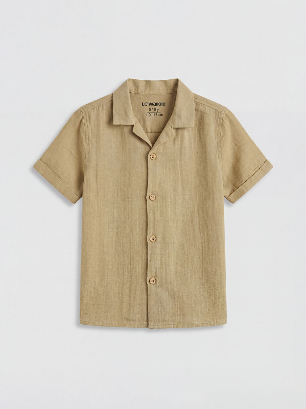 Yeşil Erkek Çocuk Gömlek ve Şort-1