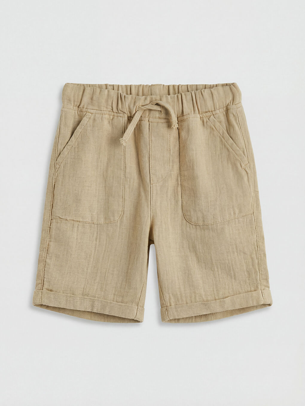 Yeşil Erkek Çocuk Gömlek ve Şort-3