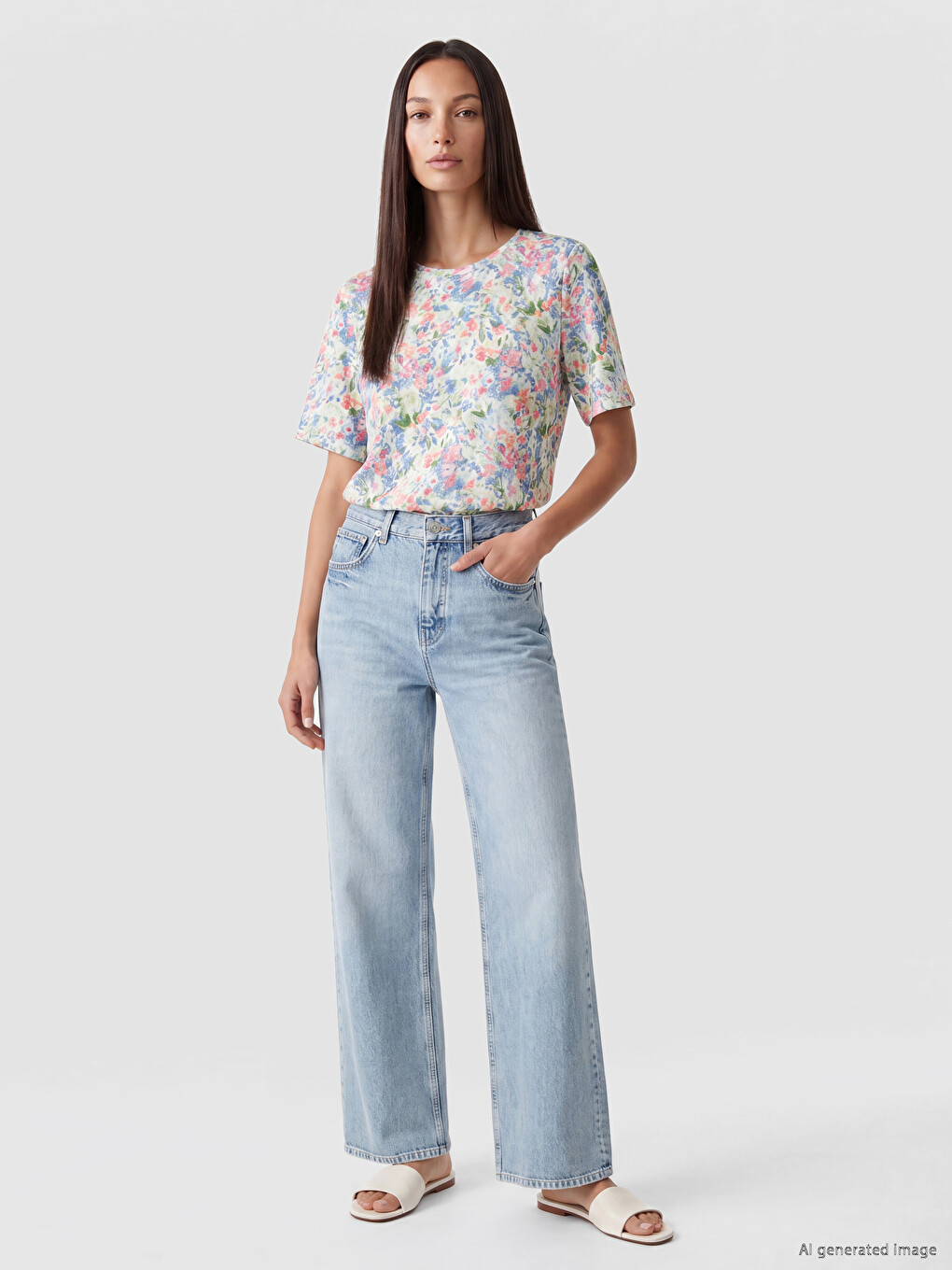 Woman Mix Blouse-1