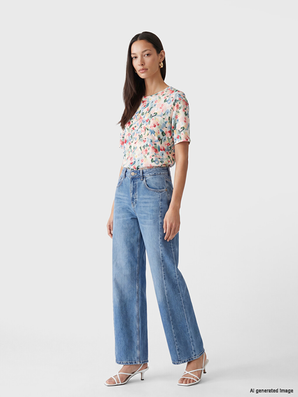 Woman Pink Blouse-1