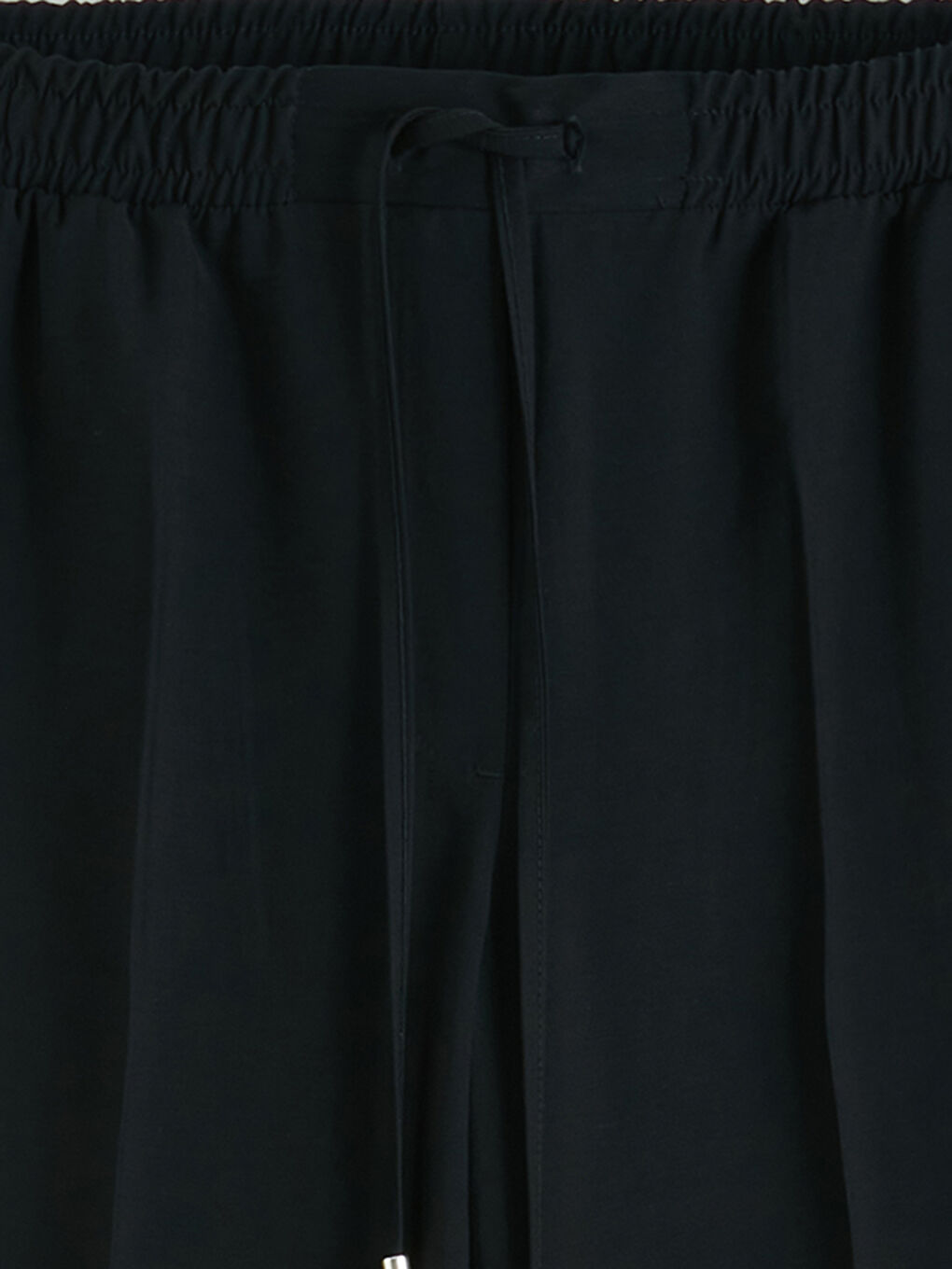 Siyah Beli Lastikli Havuç Kesim Kadın Pantolon-6