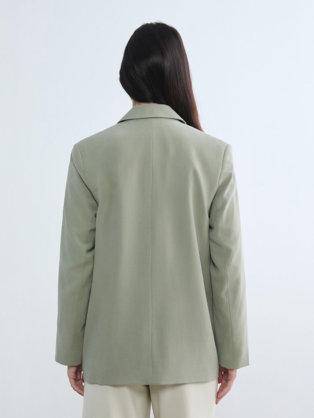 Double Breasted Women's Blazer Jacket-4