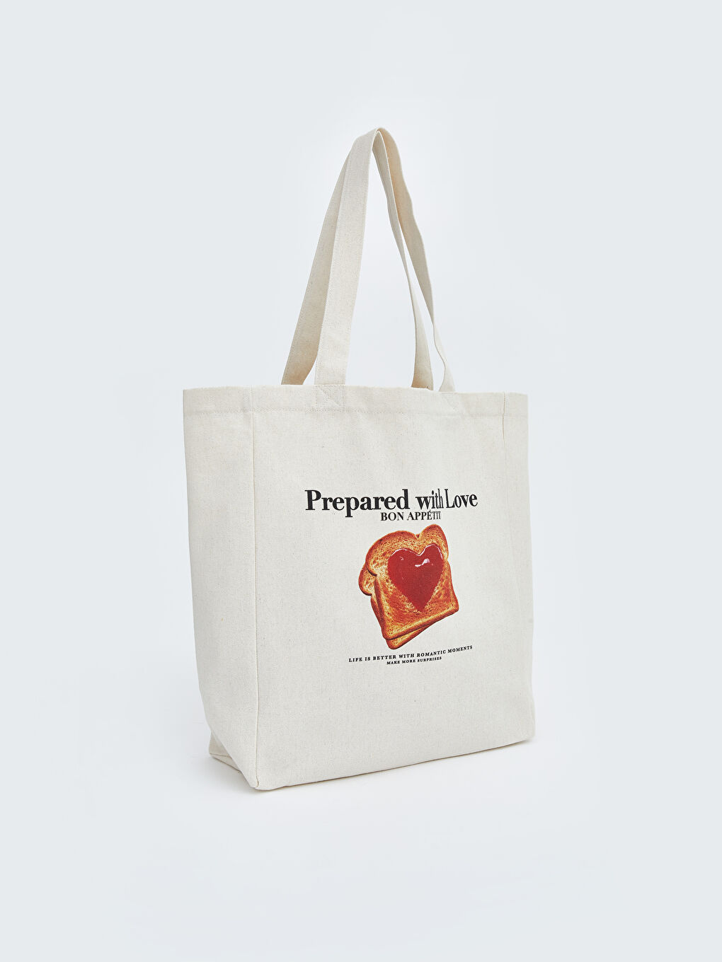 Woman ECRU Canvas Bag-1