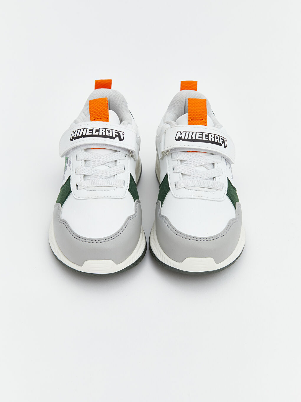 Beyaz Minecraft Baskılı Erkek Çocuk Spor Ayakkabı-2
