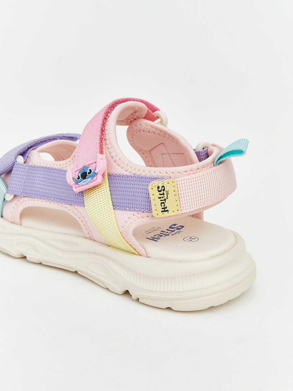 Lilo & Stitch Printed Hook and Loop Girls' Sandals-4