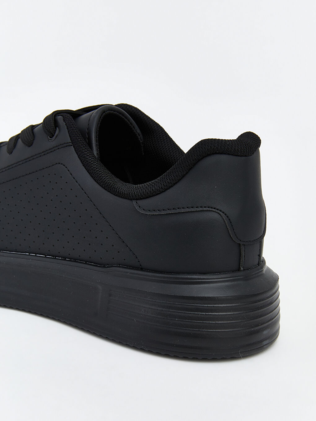 Siyah Bağcıklı Erkek Spor Ayakkabı-4