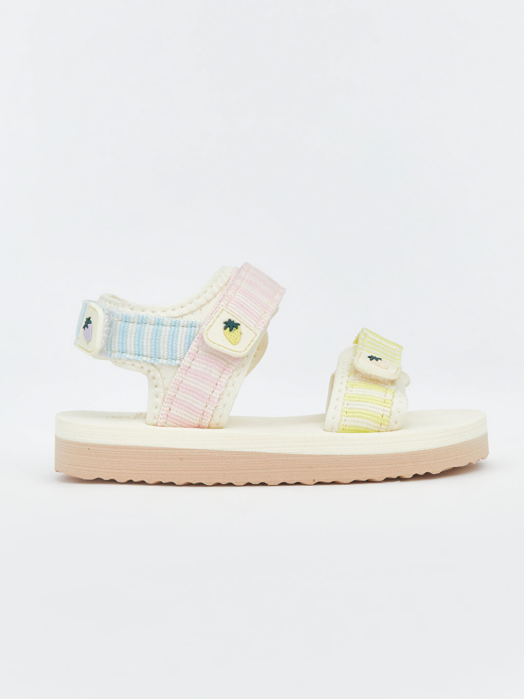 صنادل بنات بلون متداخل مع غلق ڤيلكرو-1