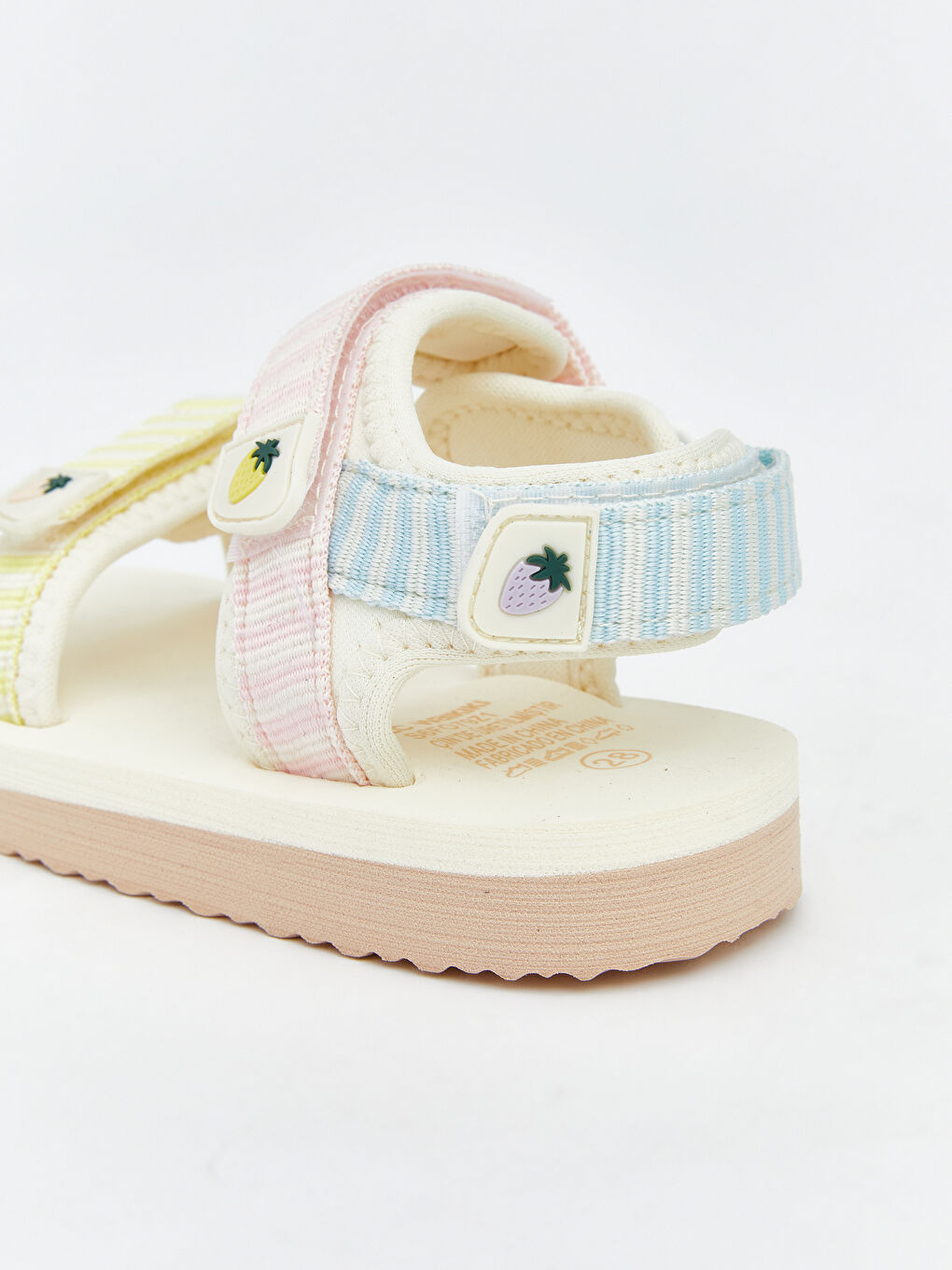 صنادل بنات بلون متداخل مع غلق ڤيلكرو-4