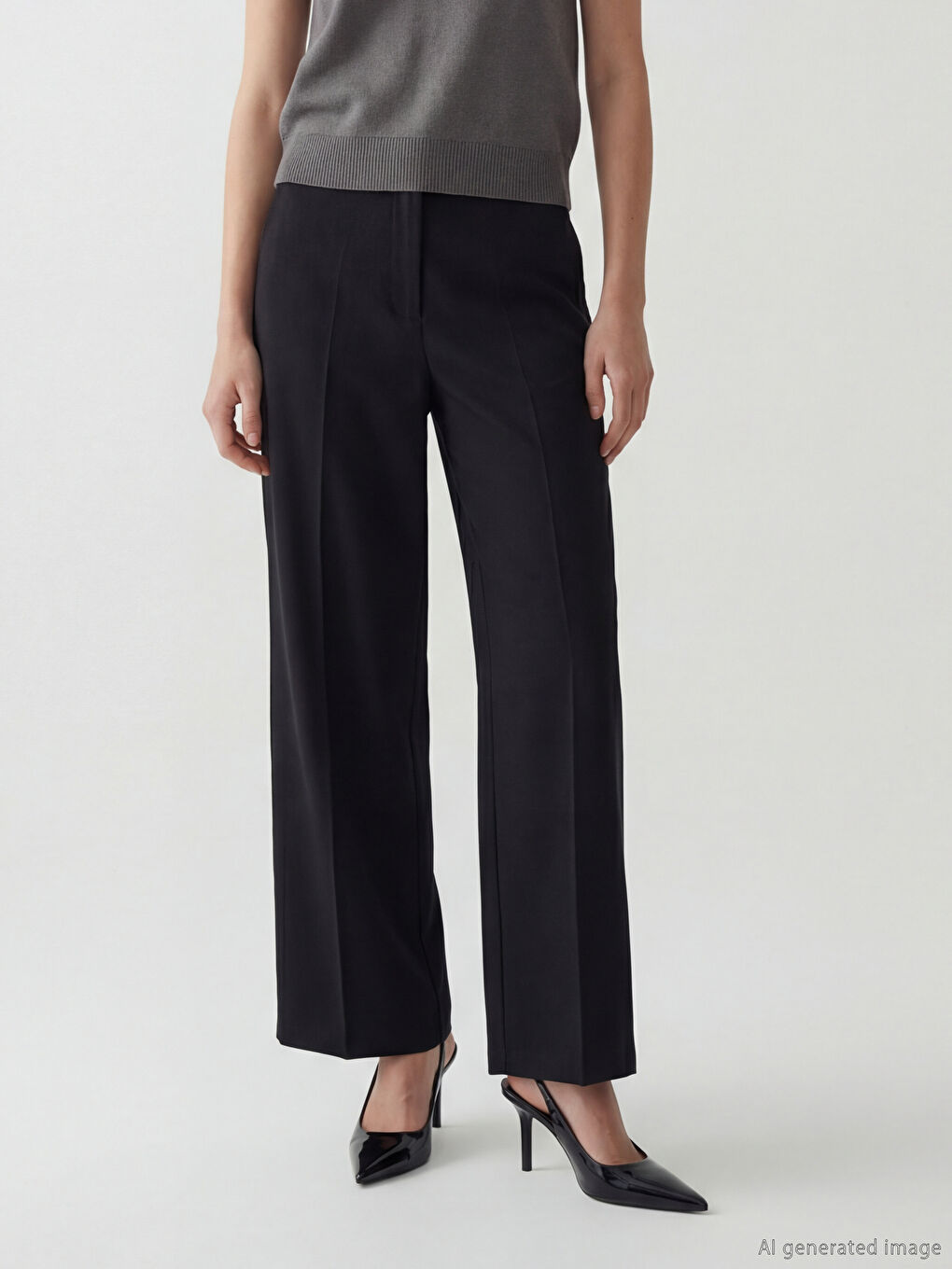 Wide Leg Women's Jeans-1