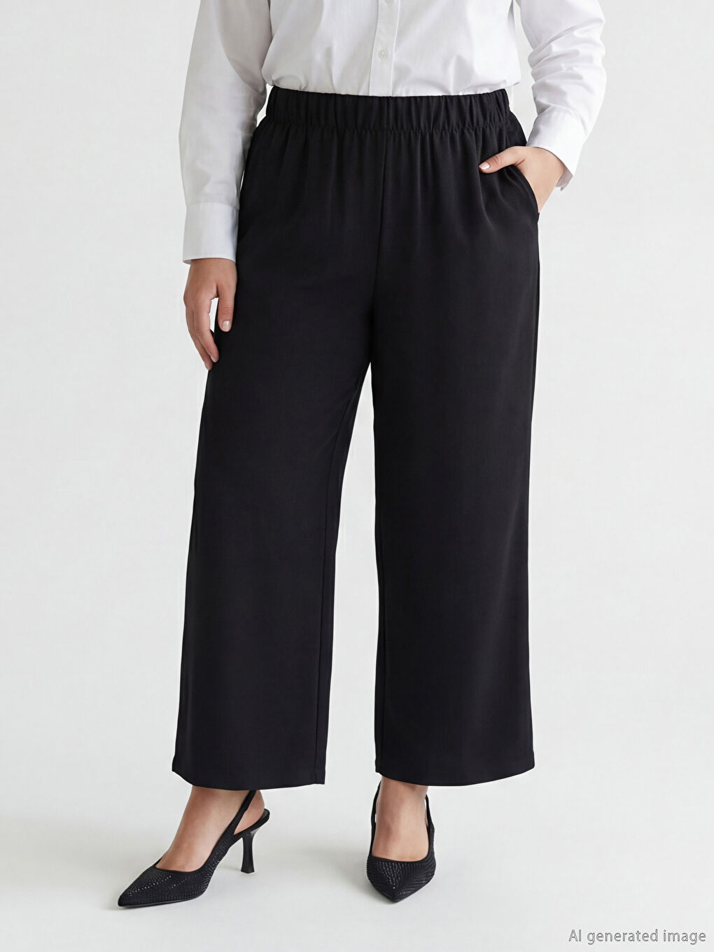 سروال اسود نساء-1