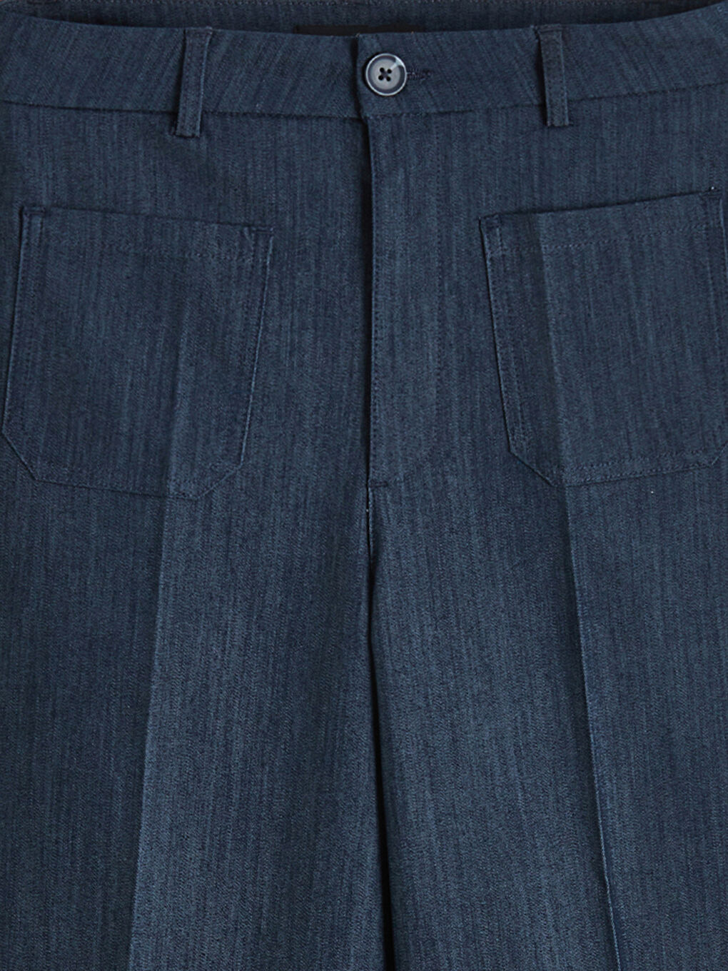 Ψηλόμεσο Φαρδιάς Γραμμής Παντελόνι για γυναίκες-5