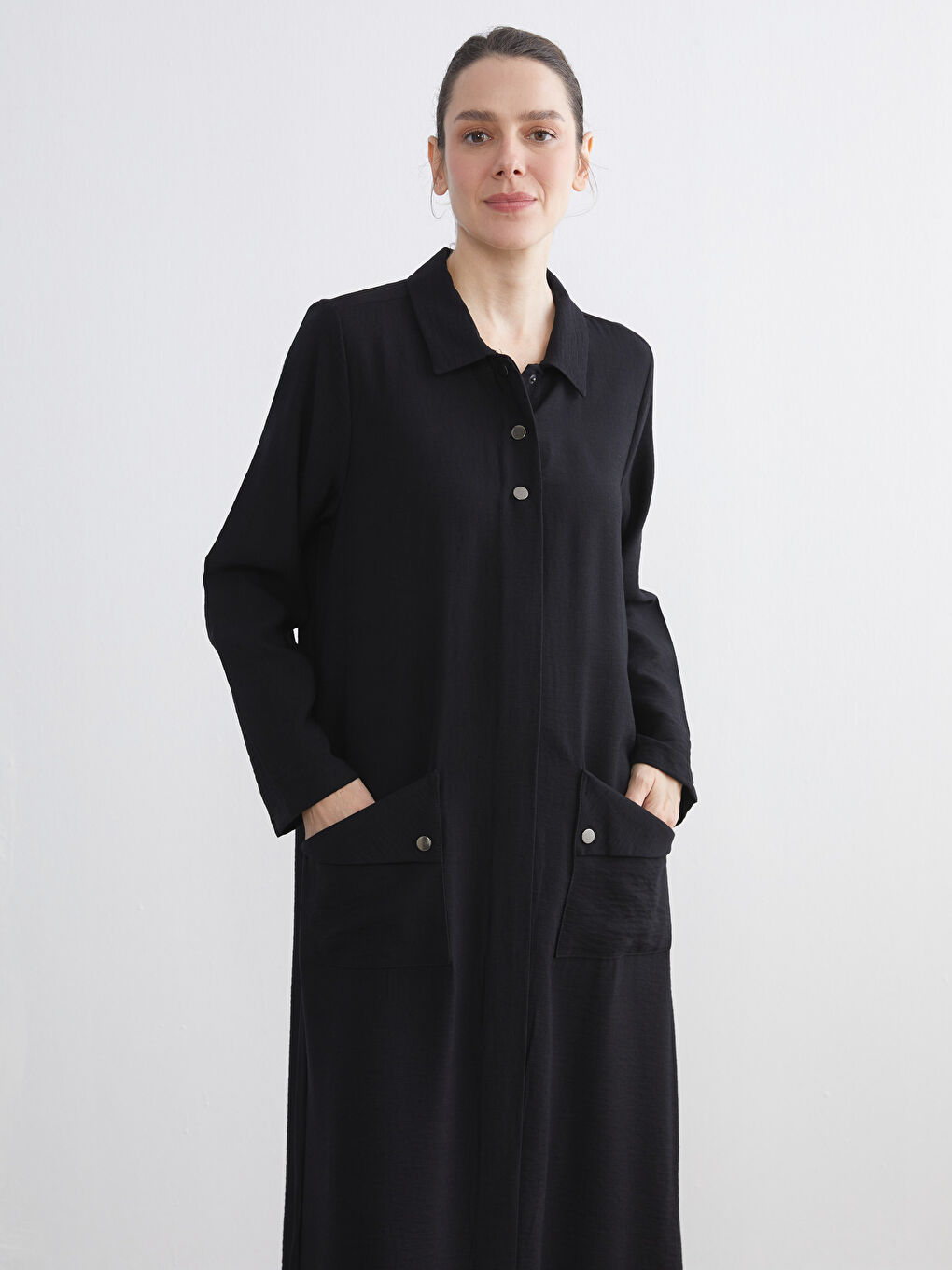 عەزیی یاخە کراسیی کەتان نما-1