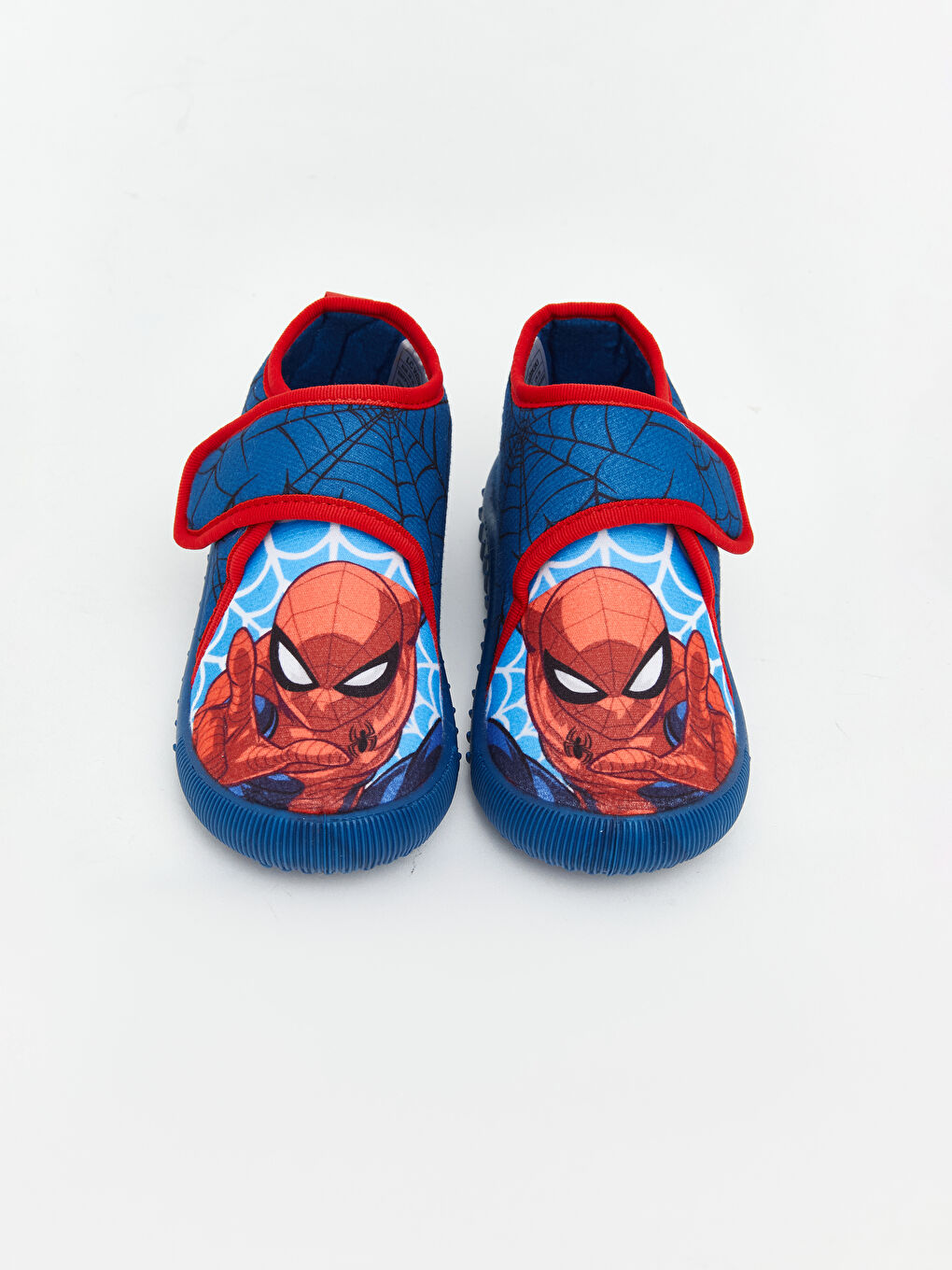 Lacivert Spider-Man Baskılı Erkek Bebek Panduf-1