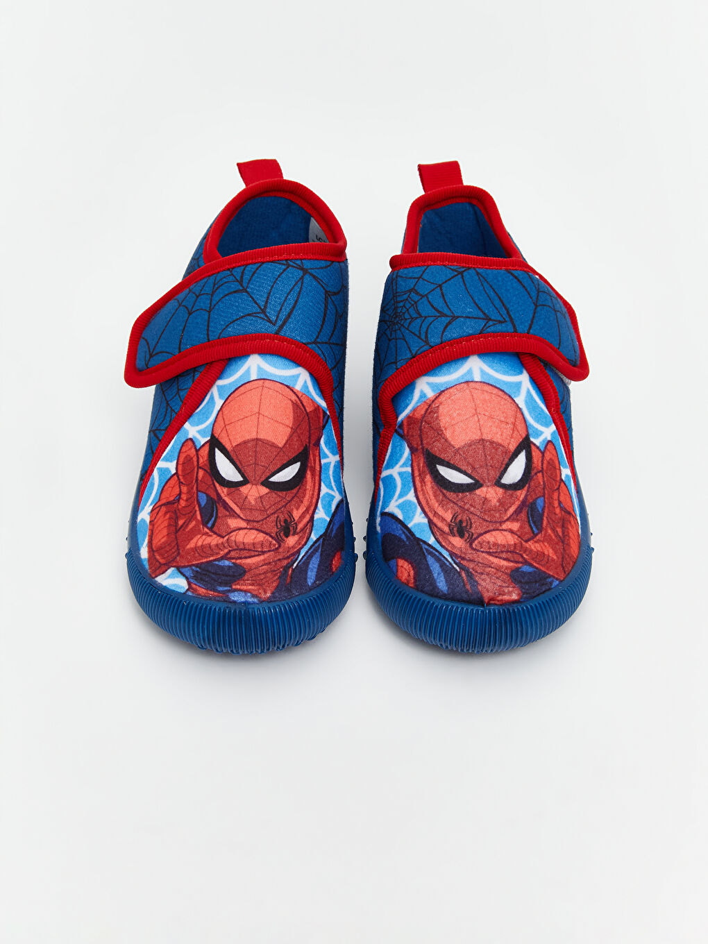 Mavi Spider-Man Baskılı Erkek Bebek Panduf-2