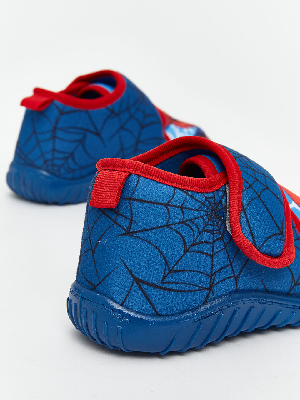 Mavi Spider-Man Baskılı Erkek Bebek Panduf-4