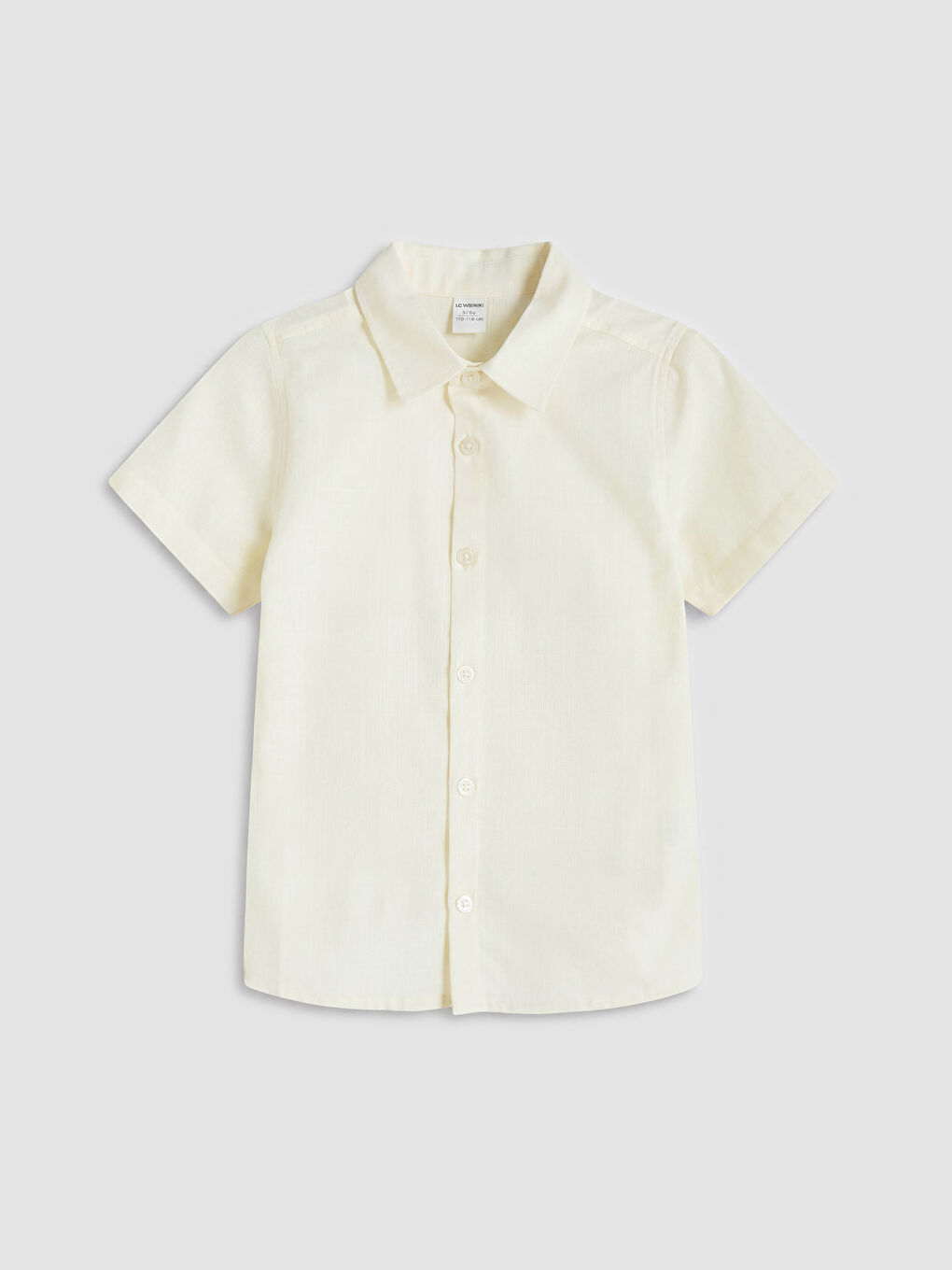 Ekru Erkek Çocuk Keten Karışımlı Yelekli Takım-1