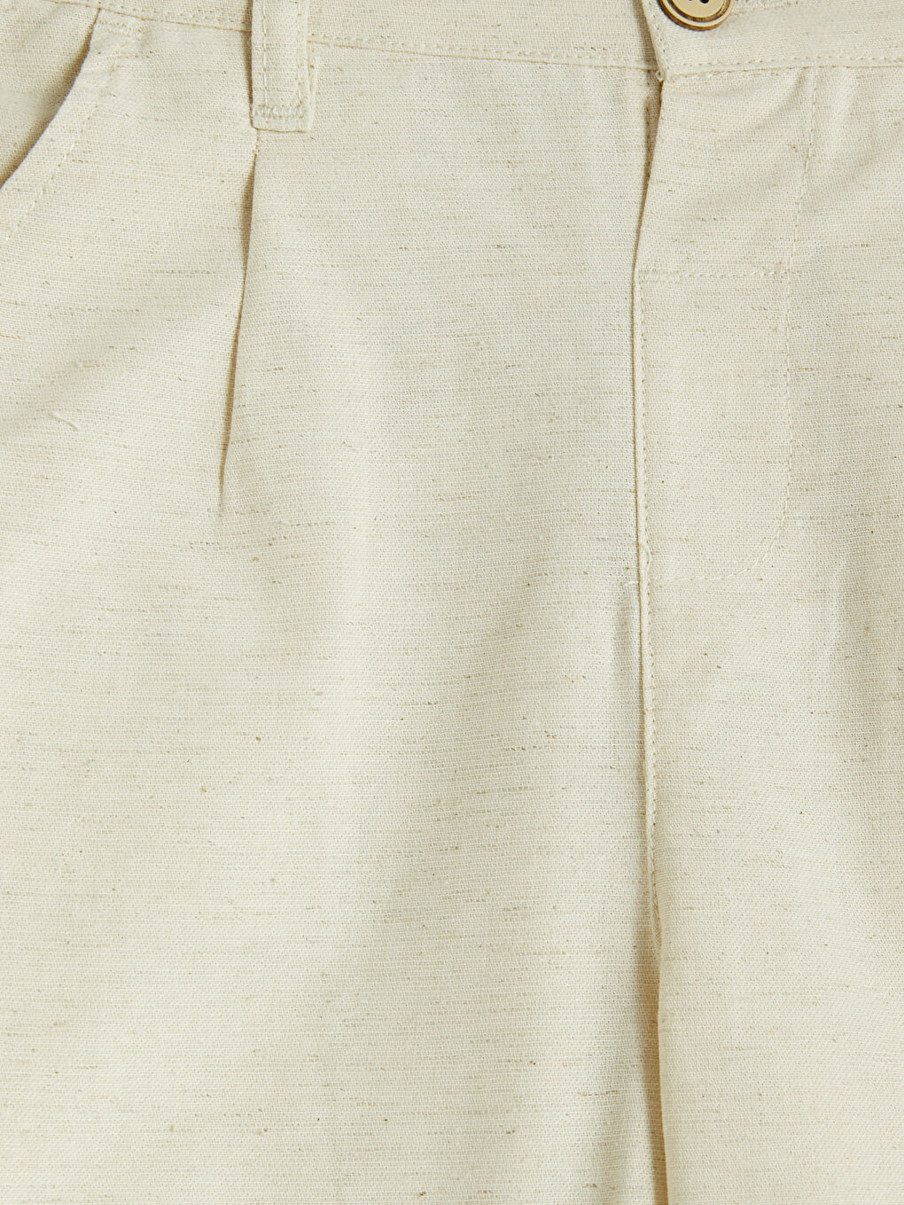 Ekru Erkek Çocuk Keten Karışımlı Yelekli Takım-5