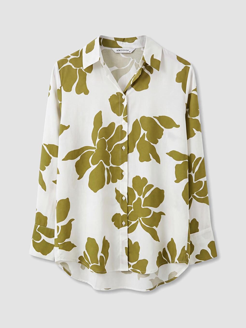 Woman Green Shirt