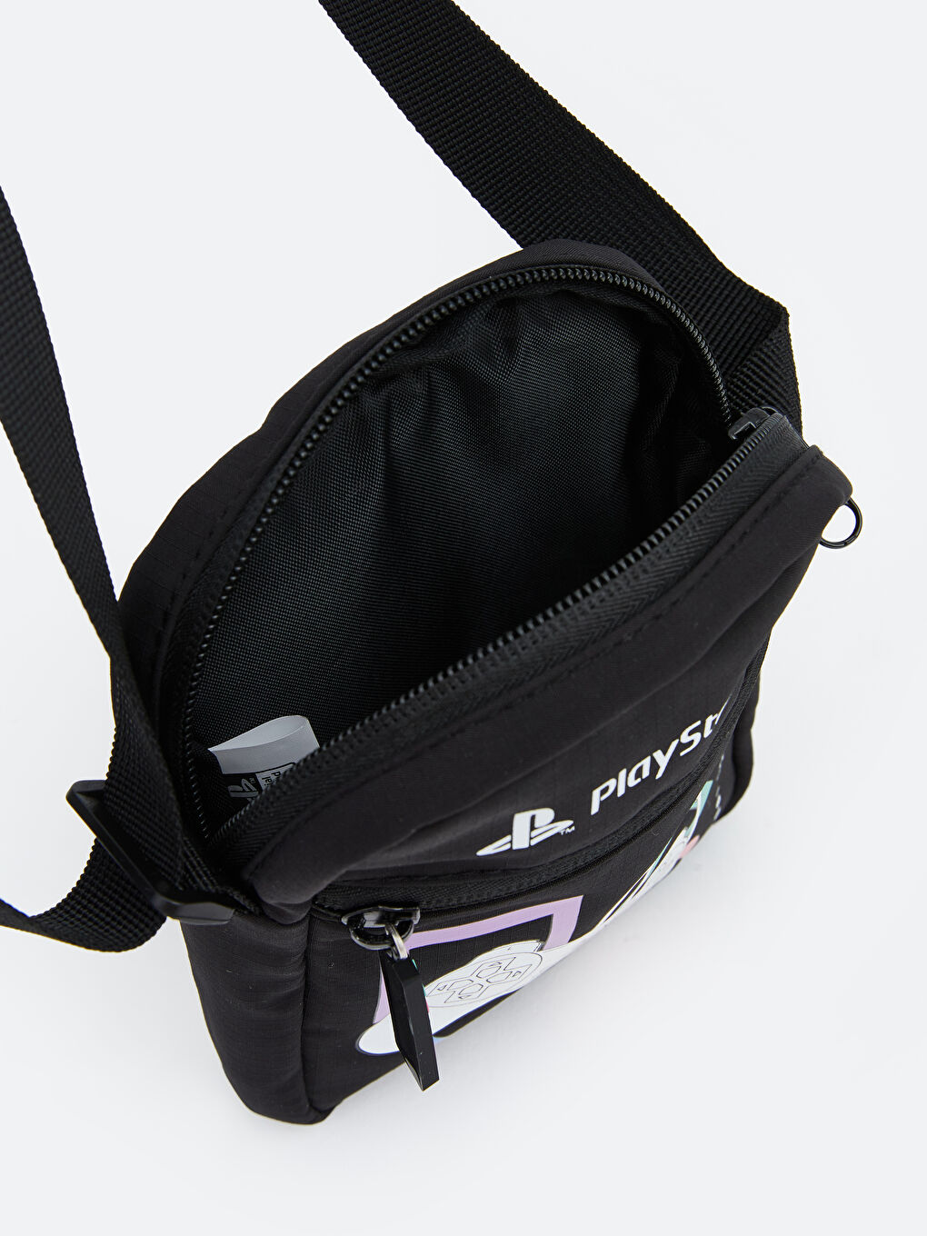 Siyah Playstation Baskılı Erkek Çocuk Çapraz Çanta-2