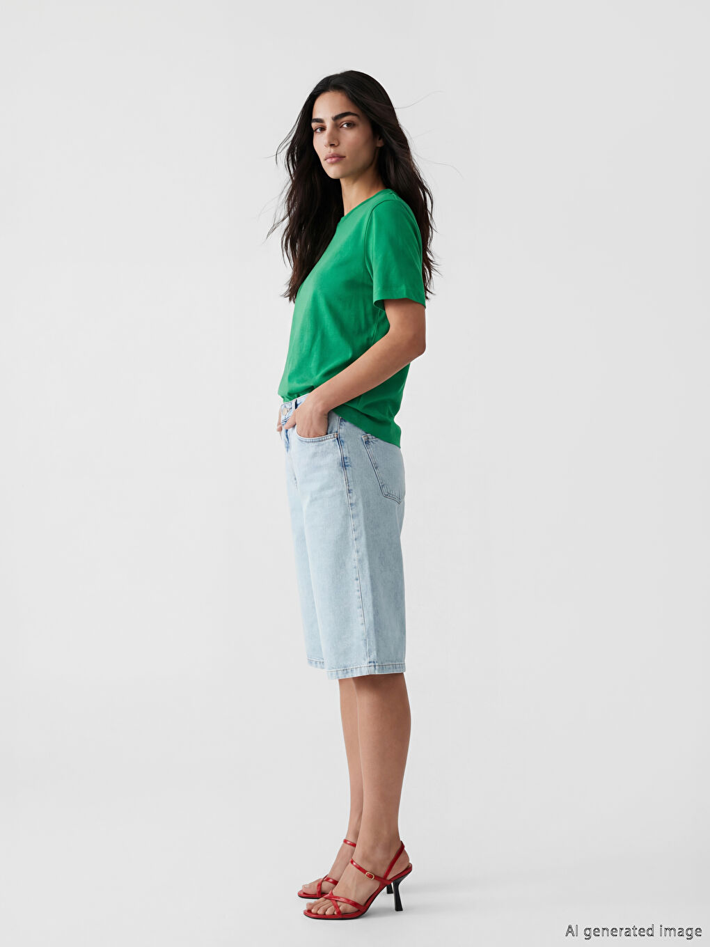 Crew Neck Women's T-Shirt-1