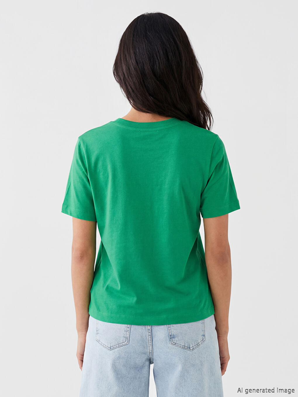 Crew Neck Women's T-Shirt-3