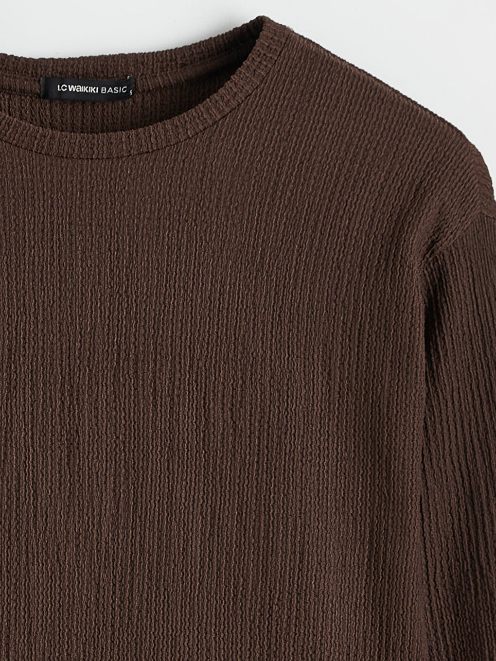 Crew Neck Textured Women's Tunic-5