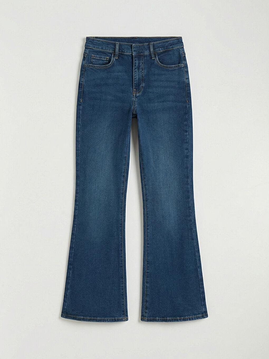 İndigo Mars Flare Kadın Jean Pantolon-4