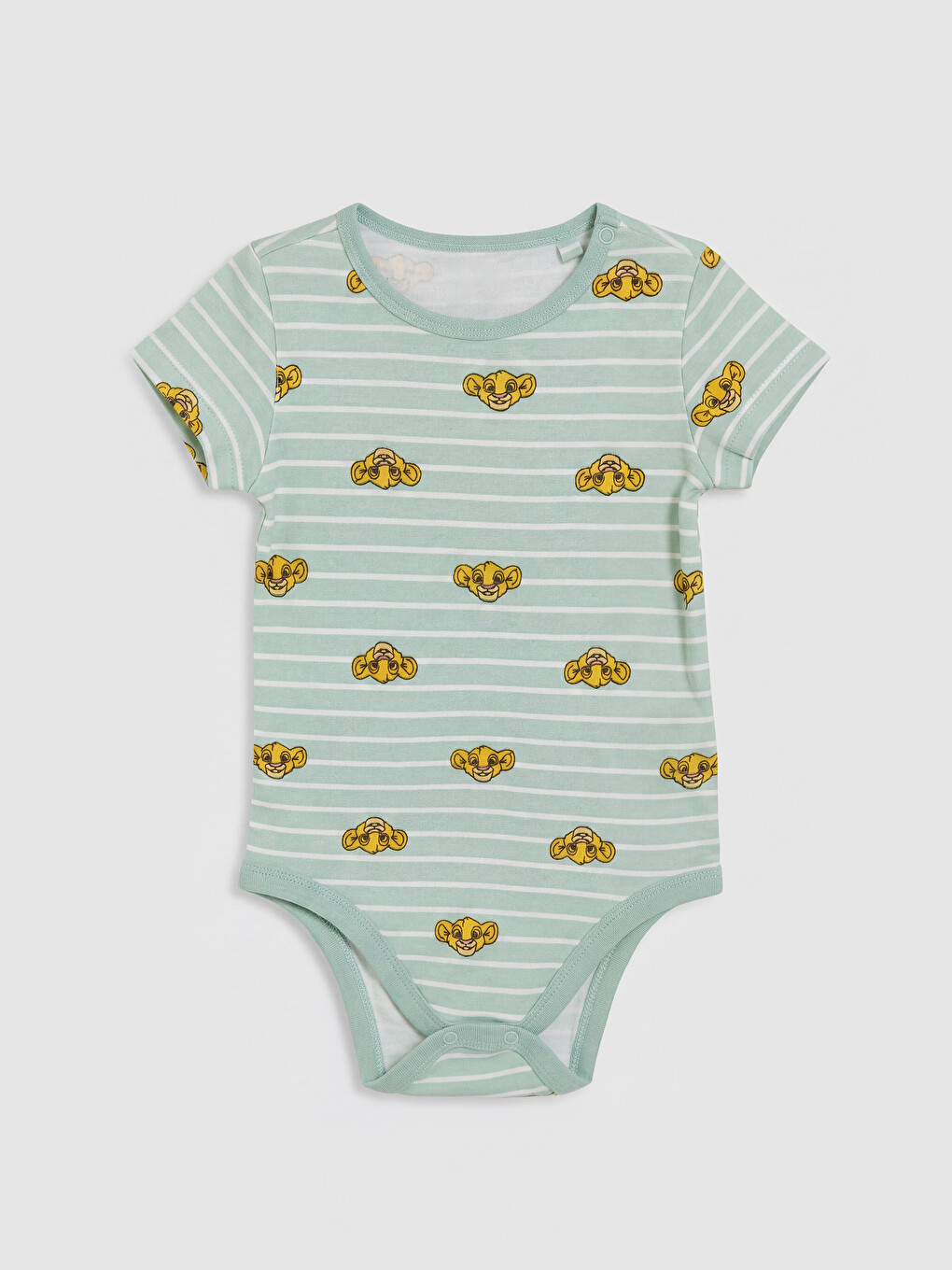 Baskılı Erkek Bebek Çıtçıtlı Body 2'li-3