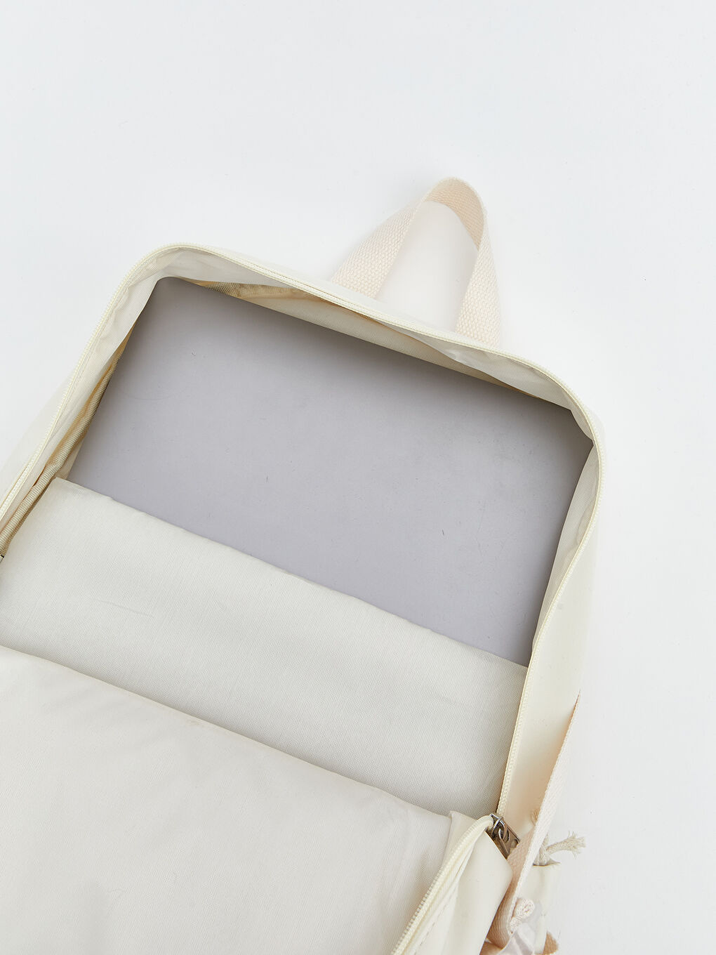 გოგონა კრემისფერი ზურგჩანთა-3