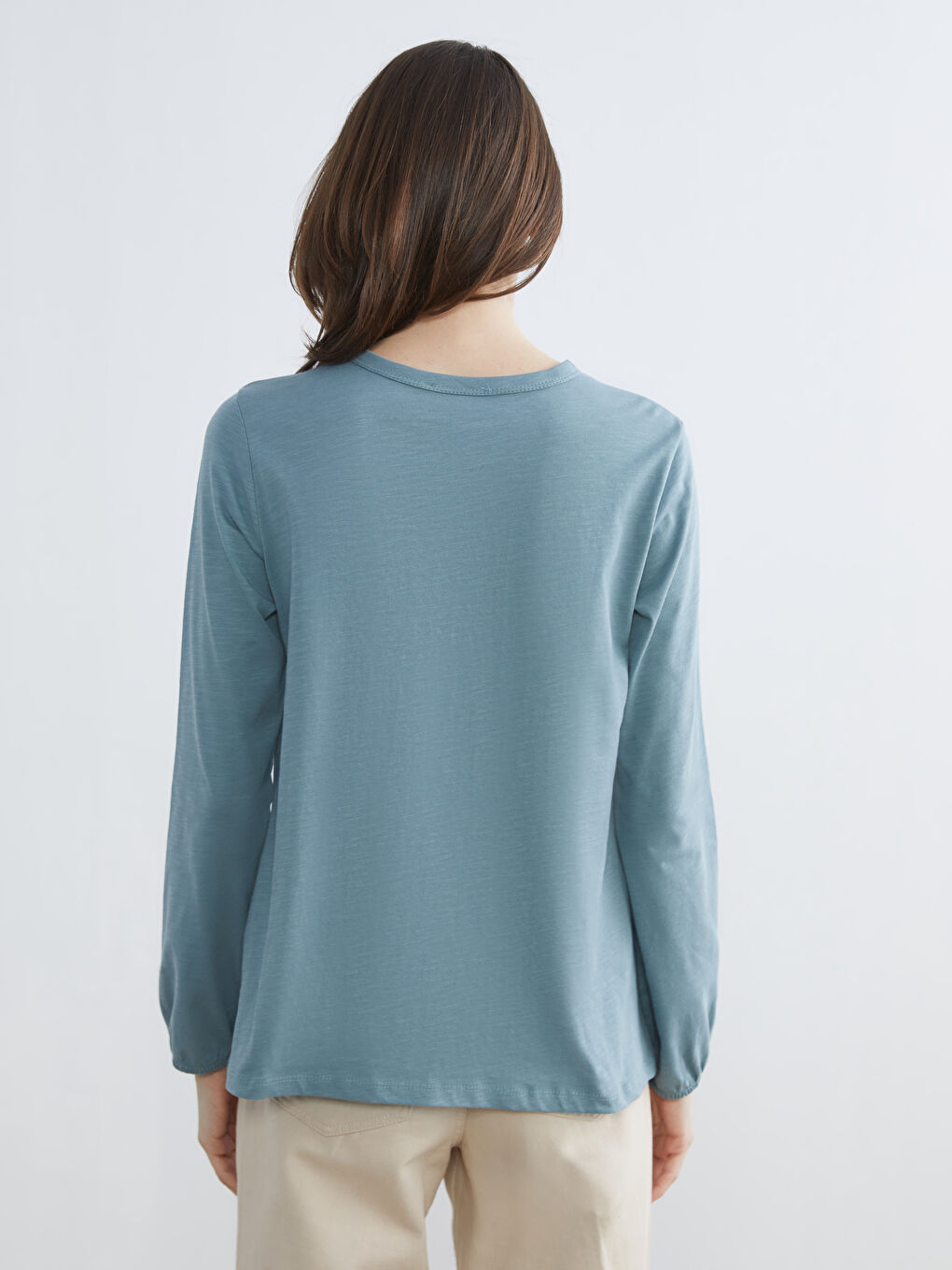 Woman BLUE Blouse-3