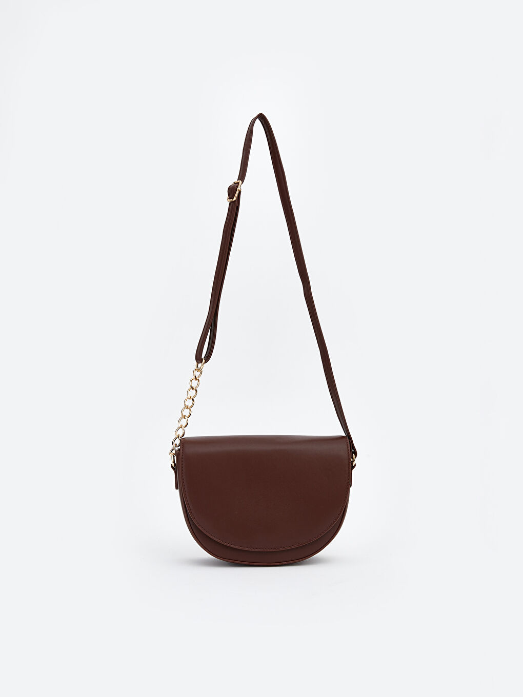 Leather-look shoulder bag for women