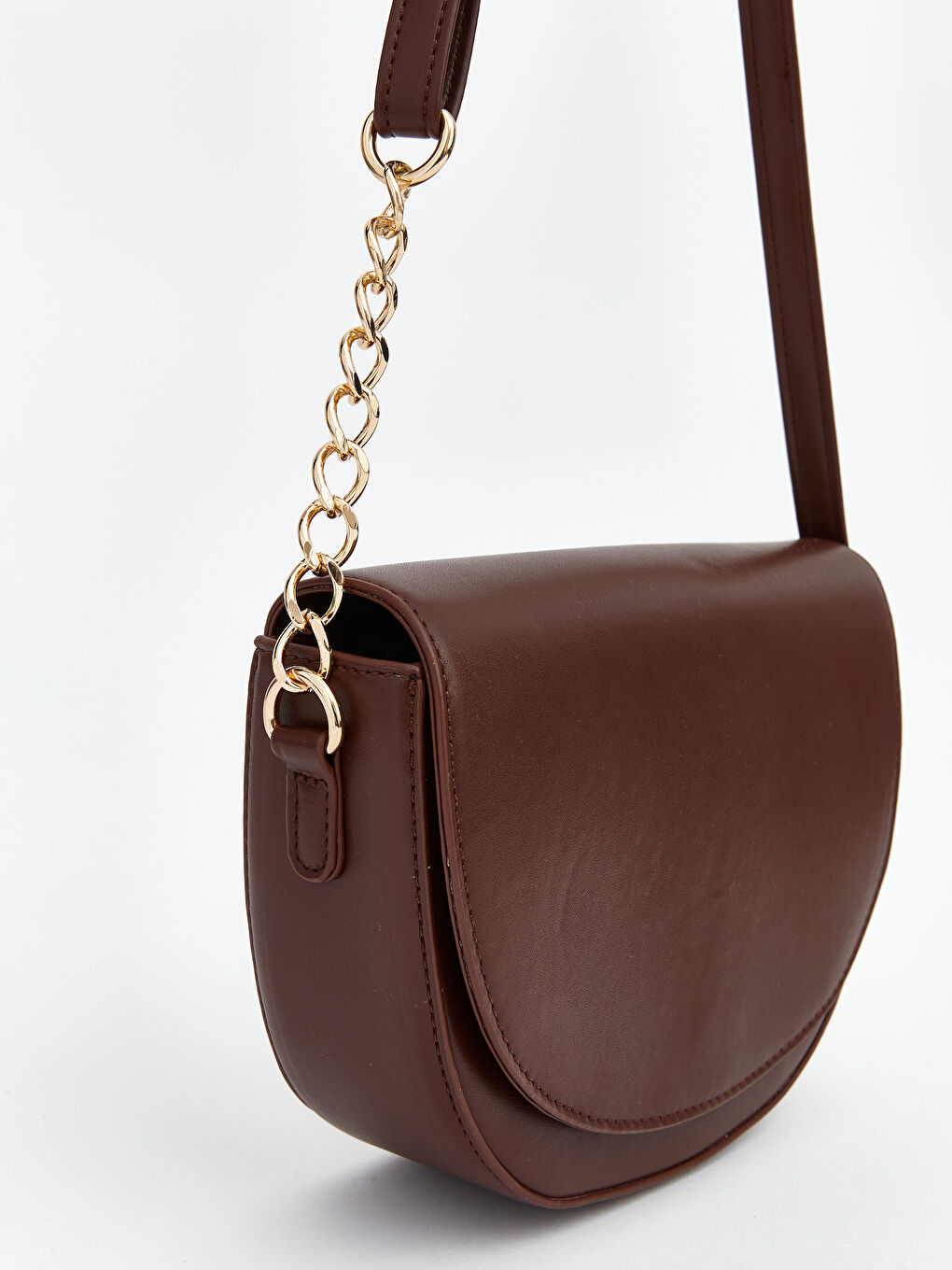 Leather-look shoulder bag for women-2