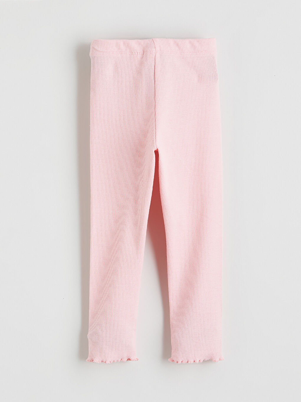 Ekru Beli Lastikli Çiçekli Kız Çocuk Tayt 2'li-6