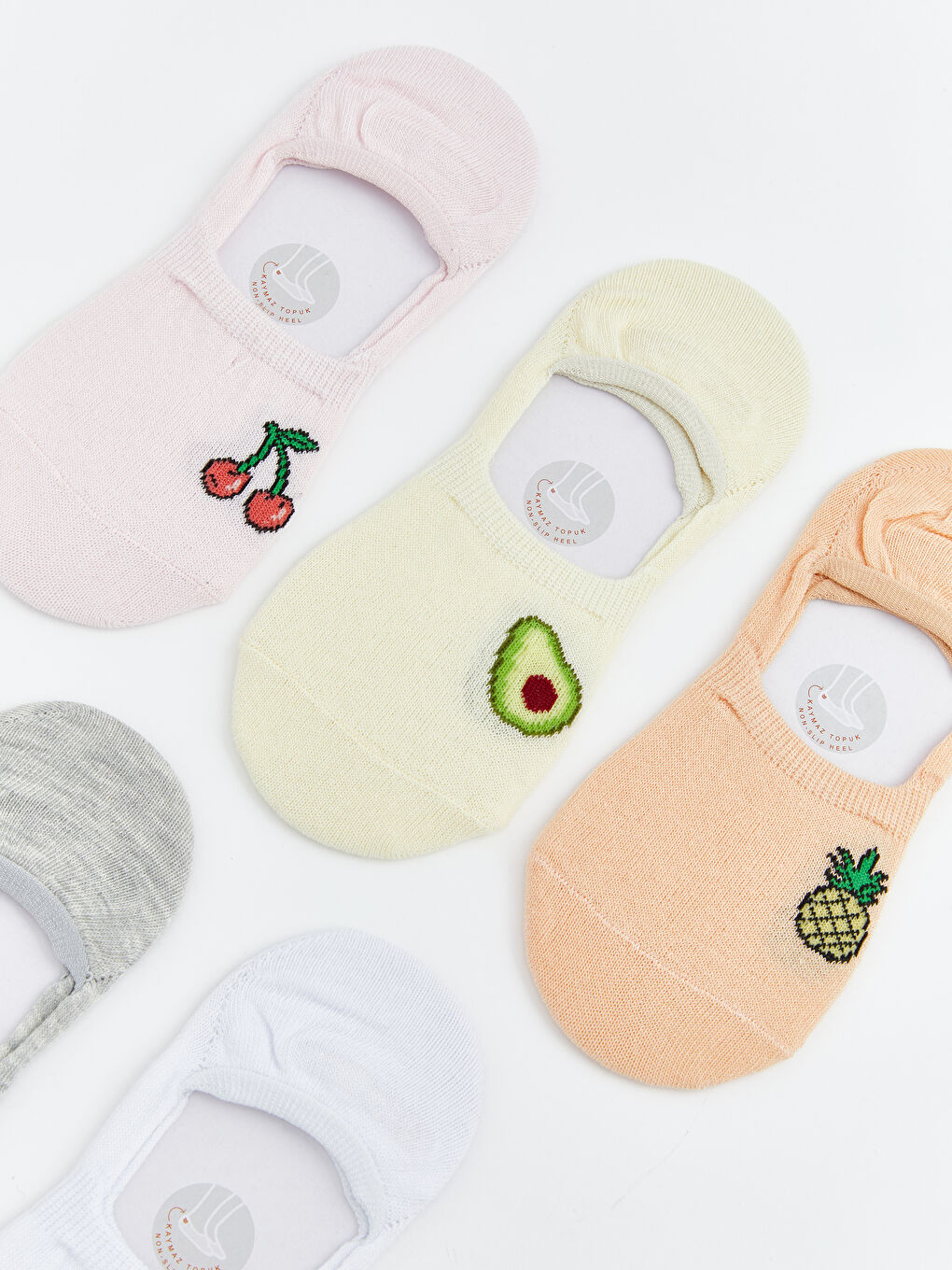 جوارب غير مرئية وردي فتاة-2