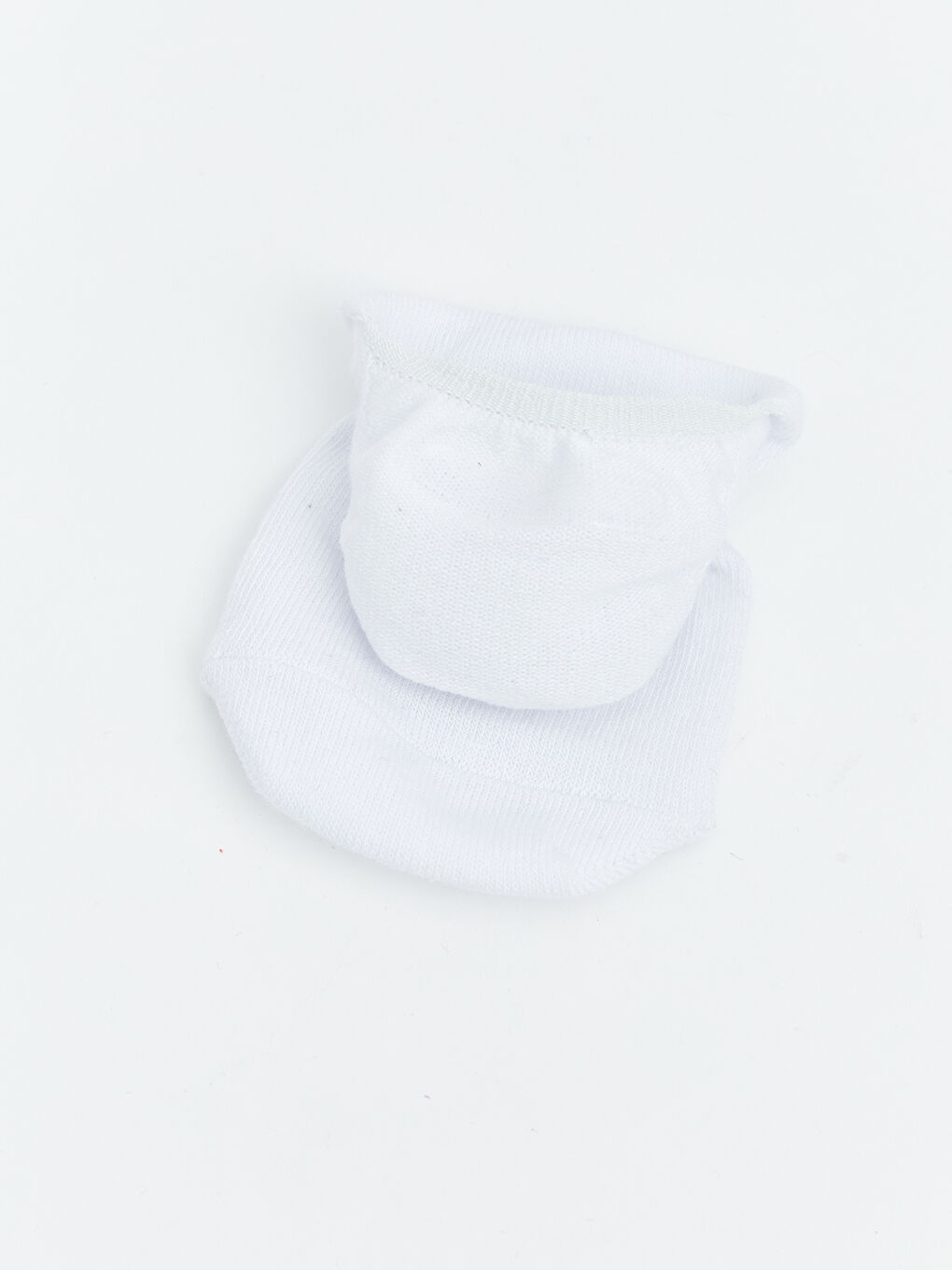 Beyaz Kız Çocuk Desenli Babet Çorap 5'li-1