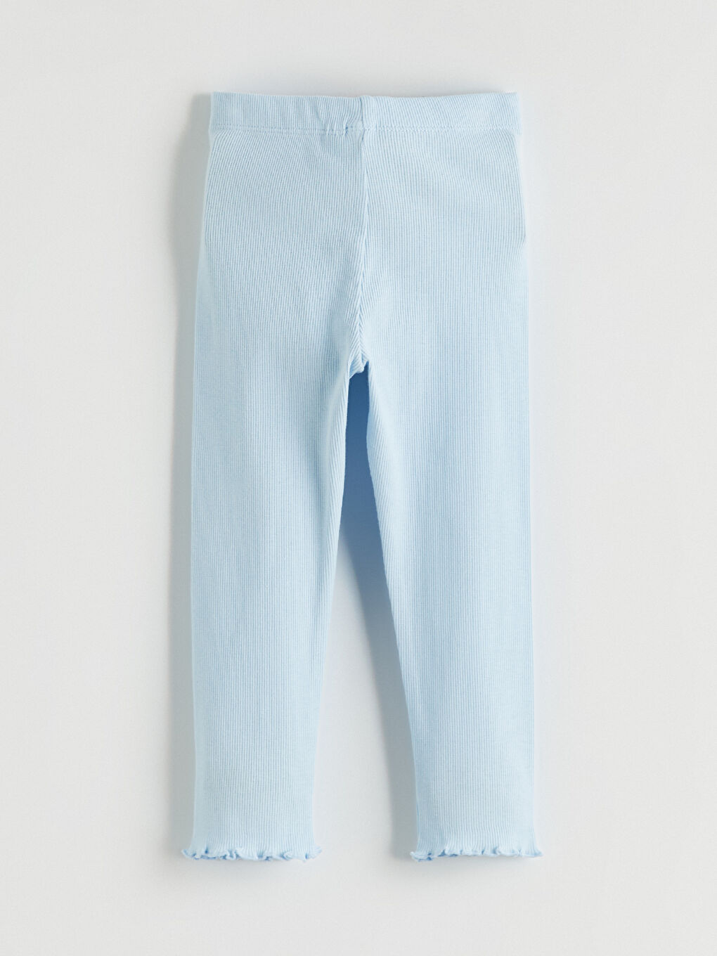 Pembe Beli Lastikli Kız Çocuk Tayt 2'li-3