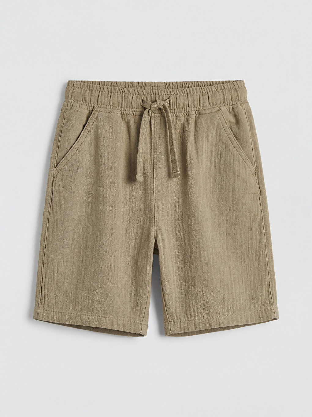 Short garçon à taille élastiquée