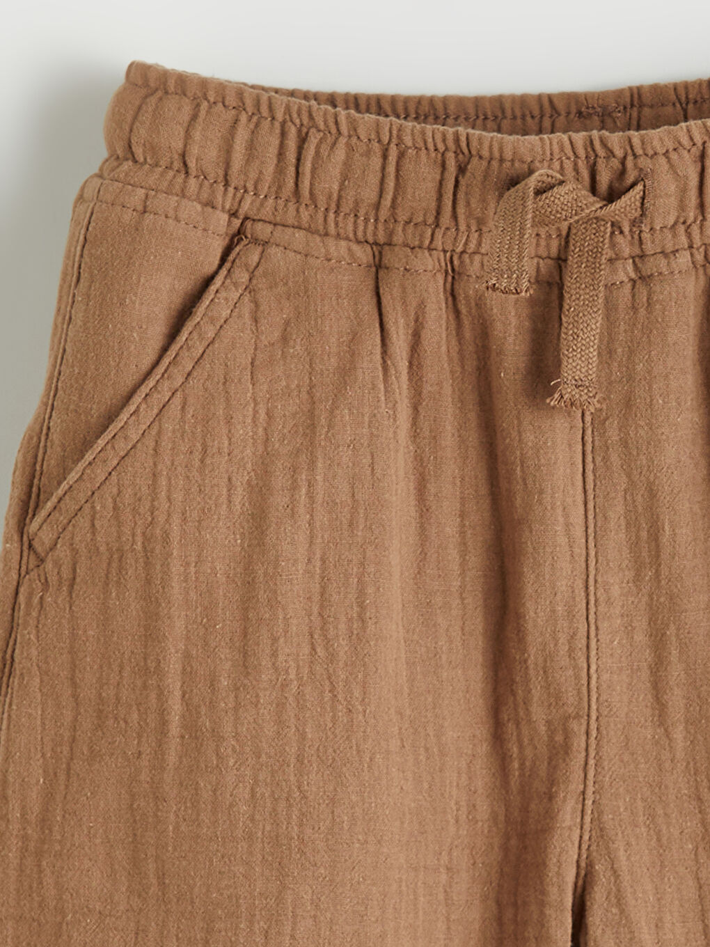 Beli Lastikli Erkek Çocuk Şort-1