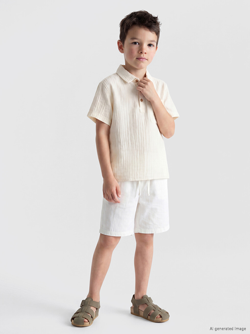 Elastic Waist Boys' Shorts