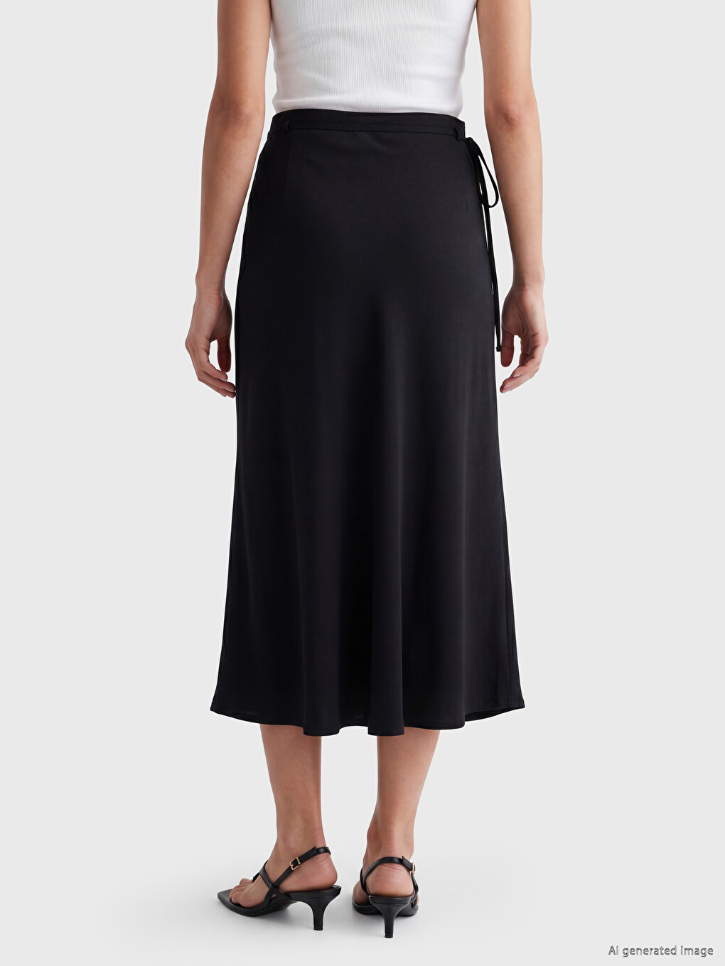 Woman Black Skirt-3