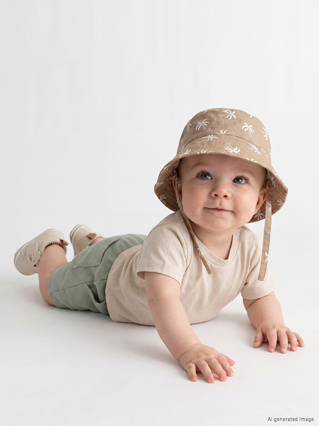 Elastic Waist Baby Boys' Shorts-1
