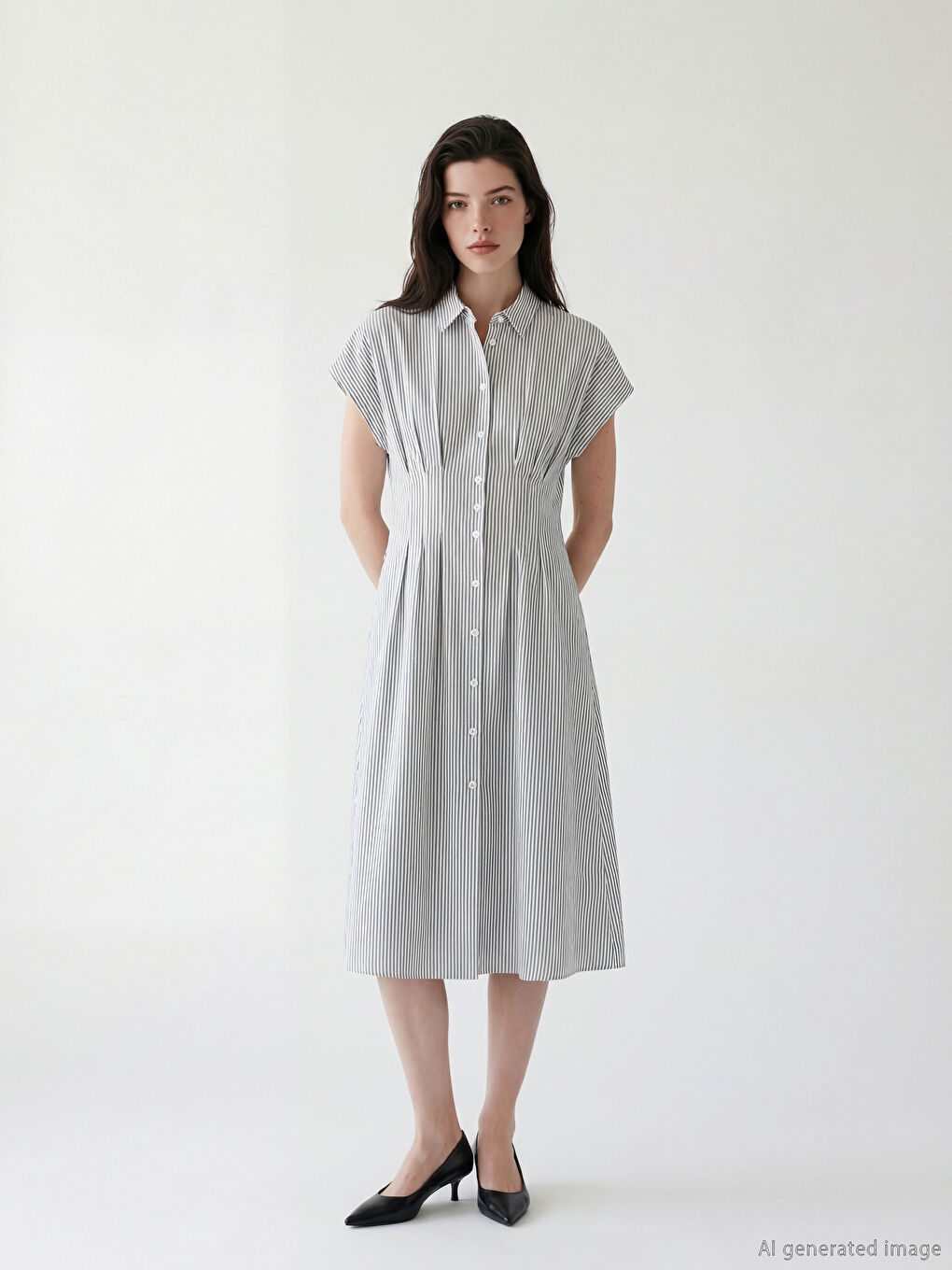 Robe GRIS Femme-1
