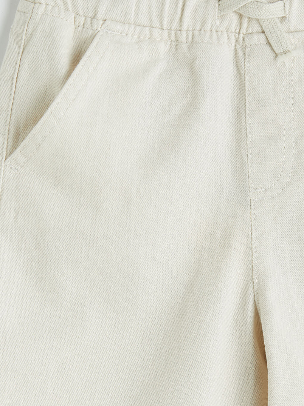 Bej Gabardin Erkek Çocuk Şort-2