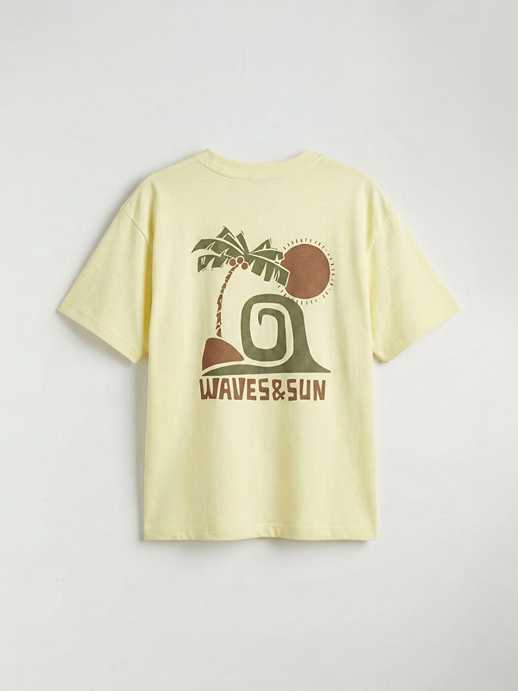 Crew Neck Printed Boys' T-Shirt-2