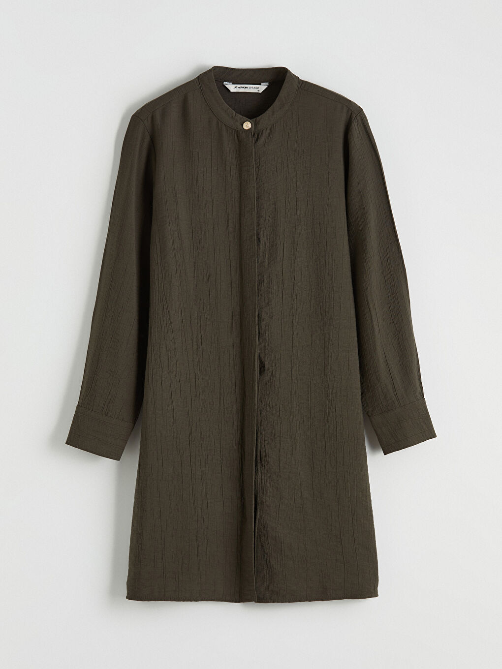 Hakim Yaka Dokulu Kadın Gömlek Tunik-4