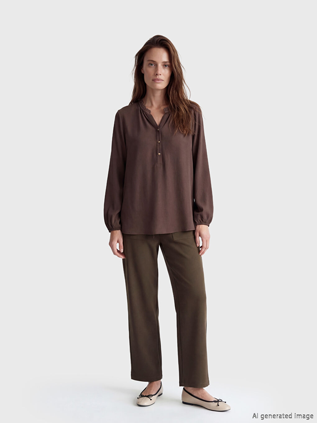 Elastic Waist Women's Trousers