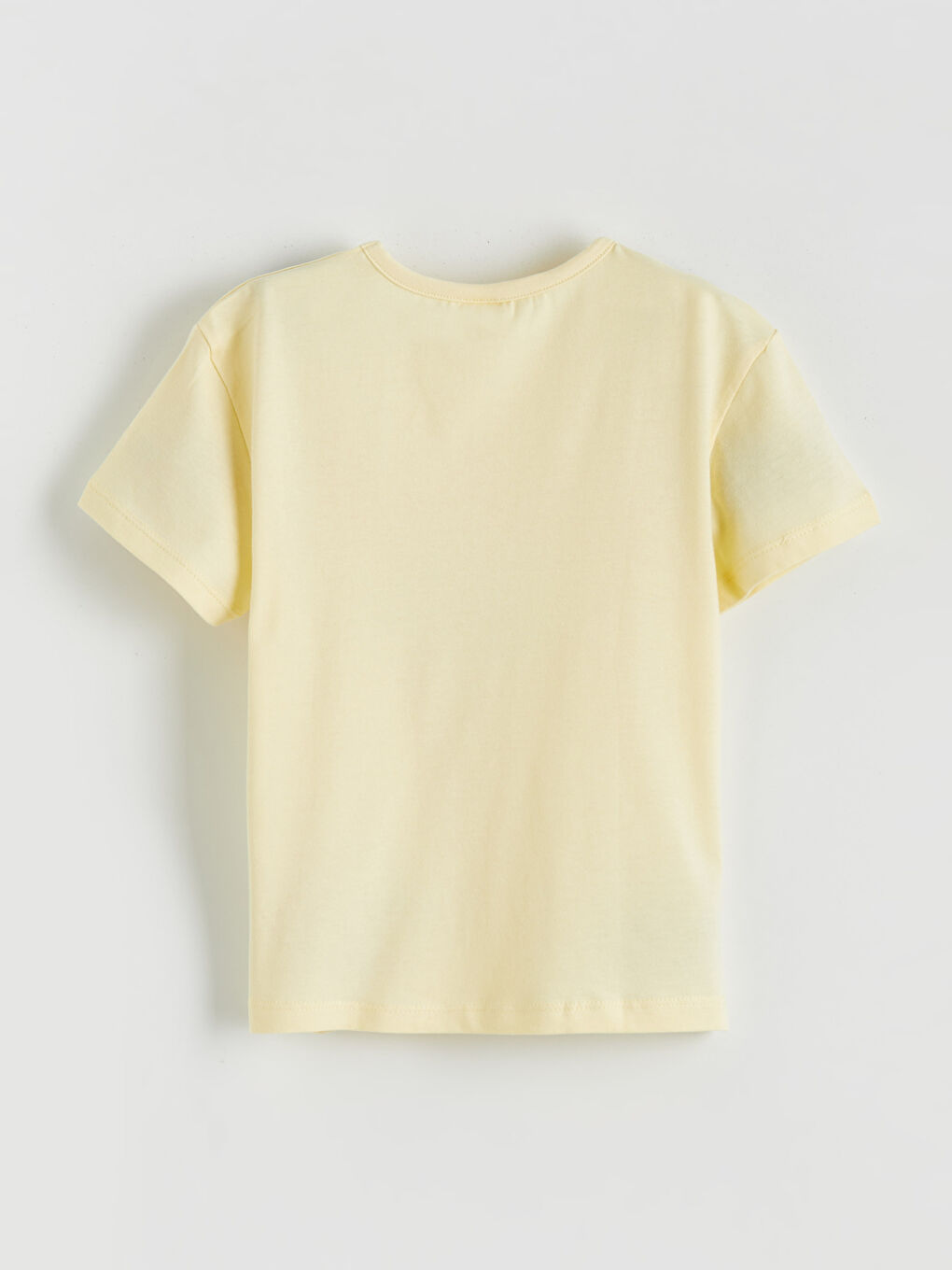 Crew Neck Printed Girls' T-Shirt-1