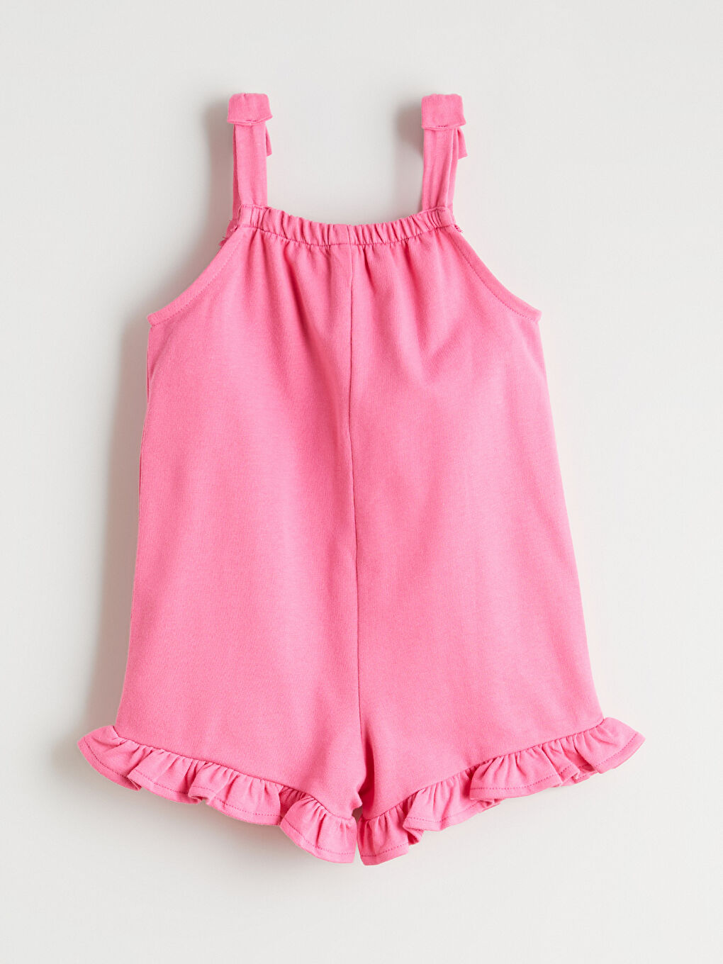 Pembe Nakışlı Kız Çocuk Tulum-2